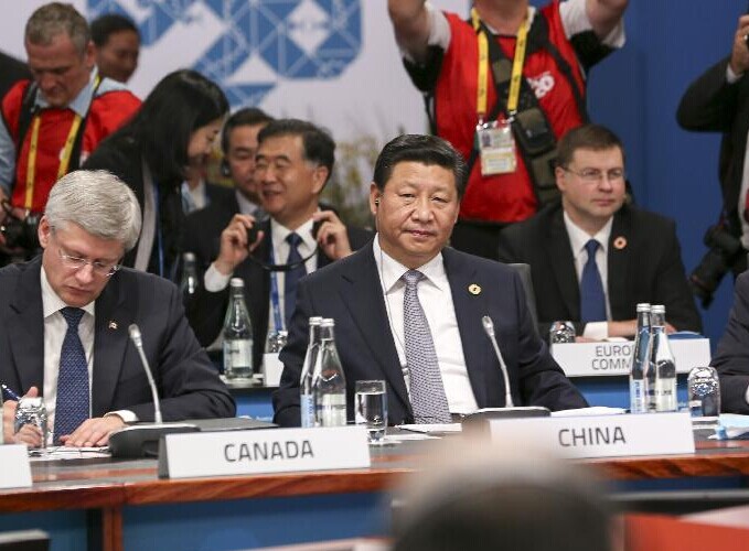 Chinese President Xi Jinping attends the 9th Group of 20 (G20) Summit in Brisbane, Australia, Nov. 15, 2014. (Xinhua)