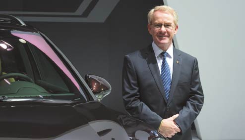 Deesch Papke, president and CEO of Porsche China, said the market is becoming more established, more professional, more competitive.[Provided to China Daily] 