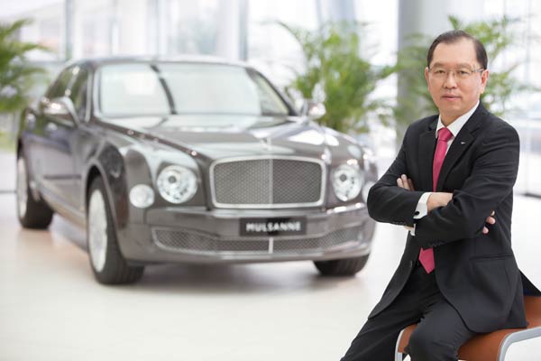 Ricky Tay, managing director of Bentley Motors China. [Photo provided to China Daily]   