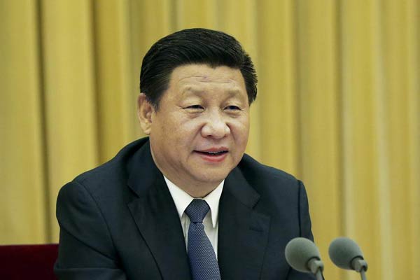 Chinese President and General Secretary of the CPC Central Committee Xi Jinping speaks at the Central Economic Work Conference in Beijing, Dec 11, 2014.[Photo/Xinhua]