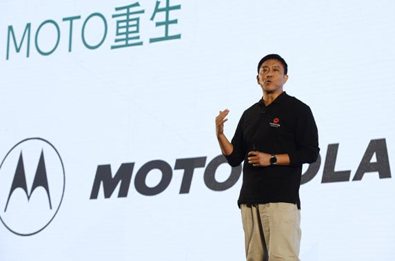 Liu Jun, senior vice-president of Lenovo Group Ltd who heads the Motorola mobility unit, said in Beijing on Jan 26, 2014 that coming back to China and other emerging markets will help Motorola become profitable sooner. [Photo/China Daily]