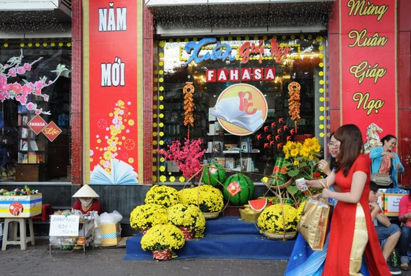 Ho Chi Minh, capital of Vietnam marks the Lunar New Year holiday. (Photo/Xinhua)