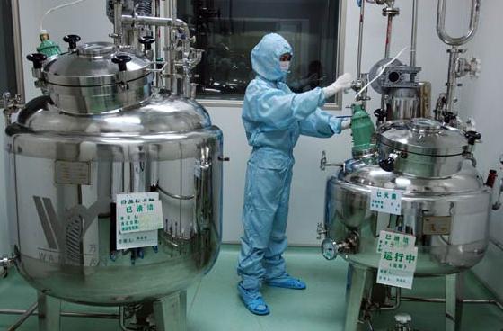 A pharmaceutical company in Guiyang, capital city of Guizhou province. The total value of the new health and medical industry in Guizhou is expected to break 80 billion yuan by 2017. (Photo/Provided to China Daily)