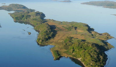 The UK island on auction, which had a starting price of 4 million yuan, was not sold on Taobao.com.(Photo/people.cn)