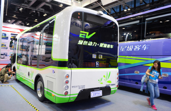 More new-energy buses will be put into public service across China. (Photo/China Daily)