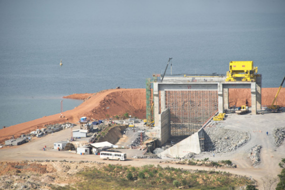 Belo Monte Dam under construction in Brazil. Photo/Xinhua