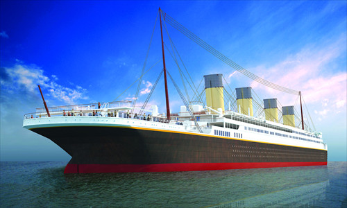 A prototype picture of the Titanic replica (Photo: Courtesy of Seven Star)