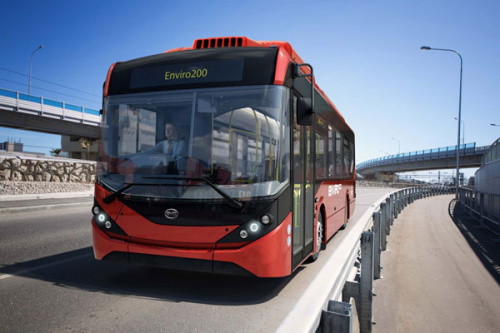 Single decker bus for London by BYD and ADL (Photo provided to China Daily)