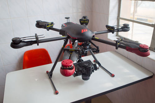 Inspire 1, an unmanned aerial vehicle model developed by Shenzhen DJI Technology Co. (Photo provided to China Daily)