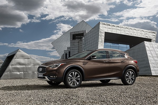 The all-new QX30, making its world premiere on Friday simultaneously in the United States and China, will hit the market in the middle of next year. (Photo provided to China Daily)