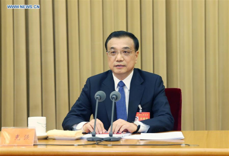 Chinese Premier Li Keqiang, also a member of the Standing Committee of the Political Bureau of the Communist Party of China (CPC) Central Committee, speaks at the Central Economic Work Conference in Beijing, capital of China. The conference was held in Beijing from Dec. 18 to Dec. 21. (Xinhua/Yao Dawei)   