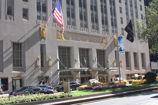 The Waldorf Astoria, a landmark New York hotel, was sold to Anbang Insurance Group for $1.95 billion, one of the highest prices per room ever paid for a US hotel. (Photo: China Daily/Jack Freifelder)