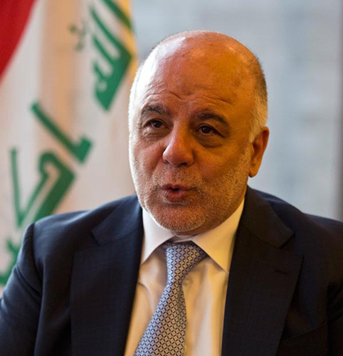 Haider al-Abadi, Iraqi prime minister.