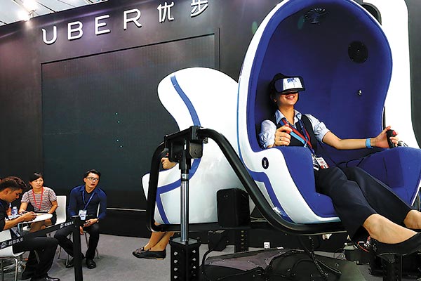 Uber has been in the headlines since it came to China last year. (Photo: China Daily/Liu Jiao)