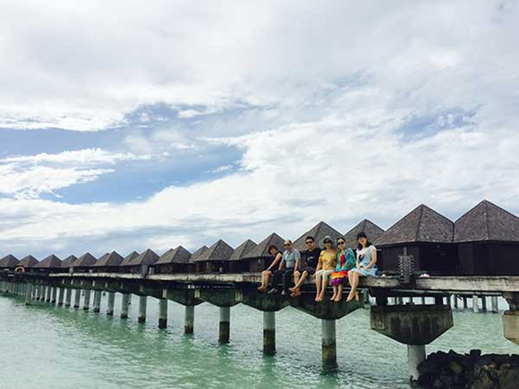 Relaxed visa policies for Chinese and other reasons have steered more Chinese traveling the world to the Maldives.(Photo provided to China Daily)