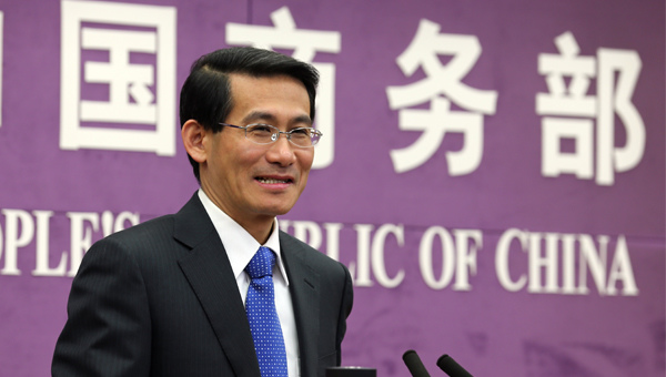 Shen Danyang, spokesperson for China's Ministry of Commerce speaks at a news briefing in Beijing on Januarary 6, 2016. (Photo/mofcom.gov.cn)