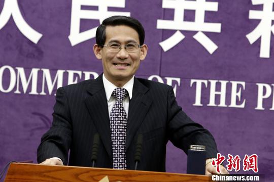 File photo of China's Commerce Ministry spokesperson Shen Danyang (Photo/Chinanews.com)