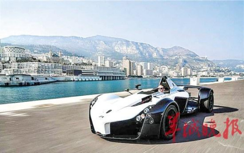A BAC Mono racing car. (Photo/Yangcheng Evening News)