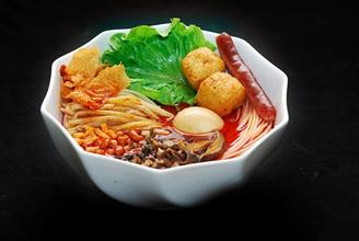 Liuzhou's signature street food--river snail rice noodles, or Luosifen 