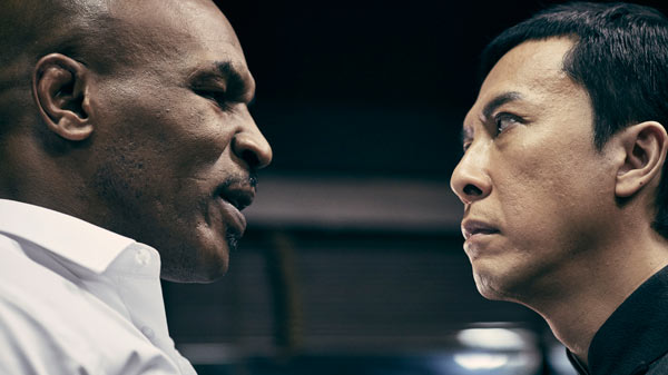 Mike Tyson and Donnie Yen star in Ip Man 3, whose distributor has been punished for ticket sale manipulation. Provided to China Daily