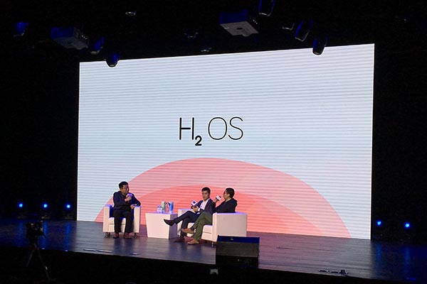 OnePlus launches new Hydrogen OS based on Android 6.0 in Beijing on April 7, 2016. (Liu Zheng/chinadaily.com.cn)