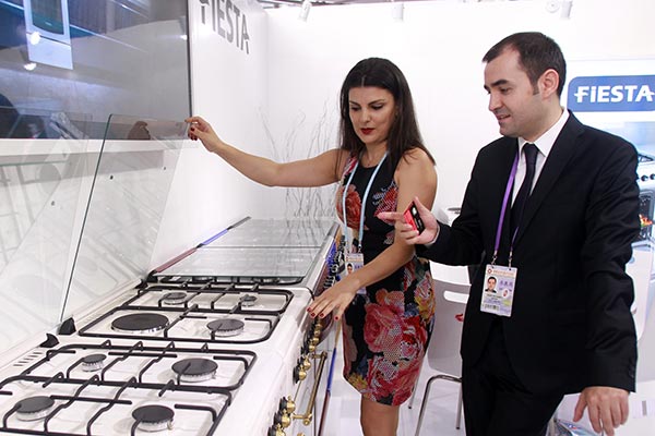 A gas stove on display at the booth of the Turkish firm Fiesta at the China Import and Export Fair last year. This year's fair will guide small and medium-sized enterprises to innovate and improve their products.ZOU HONG / CHINA DAILY