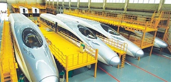 The CRRC Corporation Ltd, the worlds largest supplier of rail transport equipment, has a Chengdu-based subsidiary specializing in repairing rail trains. Chengdu aims to transform into a global base for transport technology, application and development. (Photo/Shanghai Daily)