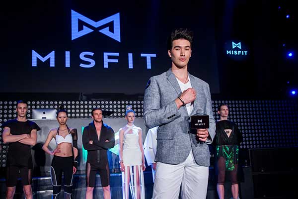 Model-actor Vivian Dawson (front) at a promotional event for Mis-fit in Beijing.(Photo provided to China Daily)