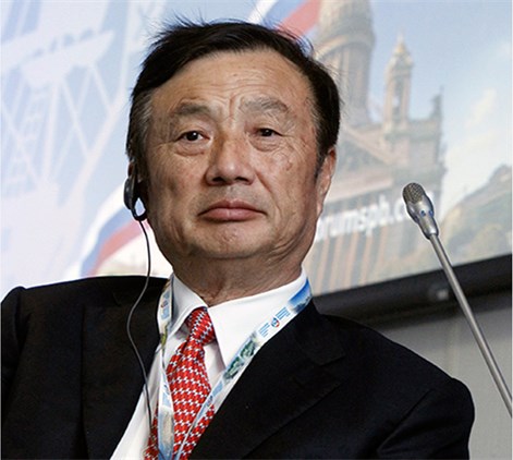 Huawei CEO Ren Zhengfei attended a forum in St. Petersburg, Russia in 2012.