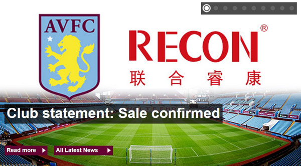 The club's website confirms the sale.