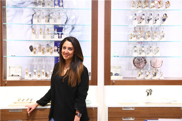 Alisha Shroff, marketing director of Fossil Brand Asia Pacific. Provided to China Daily