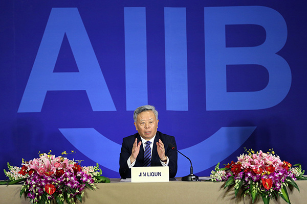 Jin Liqun, president of the AIIB.(Photo provided to China Daily)