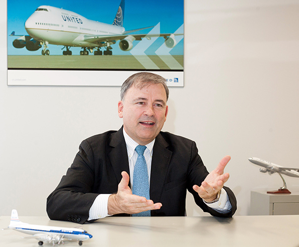 Walter Dias, managing director of Greater China and South Korea for United Airlines
