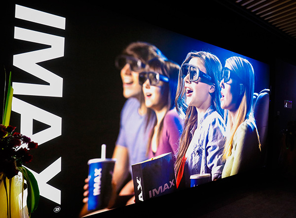 An advertisement at a Wanda cinema in Nanchang, Jiangxi province. (Shi Guofeng/For China Daily)