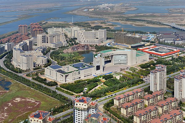 The National Animation Industry Park in Tianjin Eco-city. (Photo provided to China Daily)