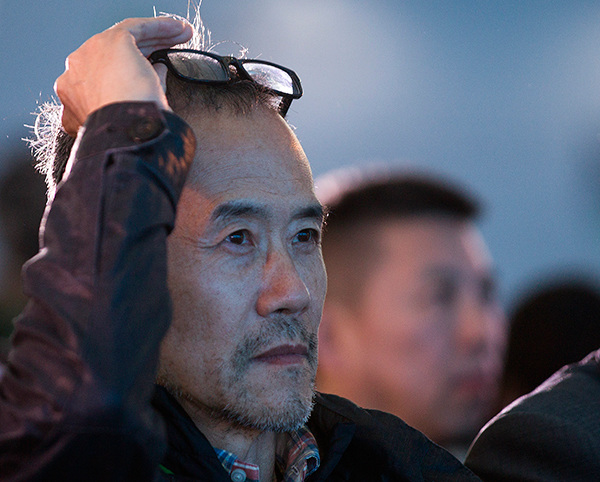 Wang Shi, chairman of China Vanke Co, at a World Water Day Forum in Guangzhou, capital of Guangdong province. (Photo provided to China Daily)