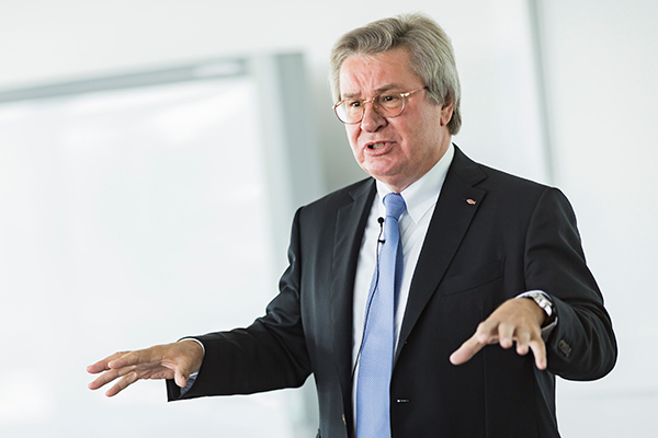 Klaus Fischer, chairman of the fischer group. (Photo provided to China Daily)