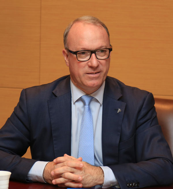 Sylvain Laurent, executive vice-president of global field operations (Asia-Oceania) and worldwide business transformation, Dassault Systemes. (CHINA DAILY)