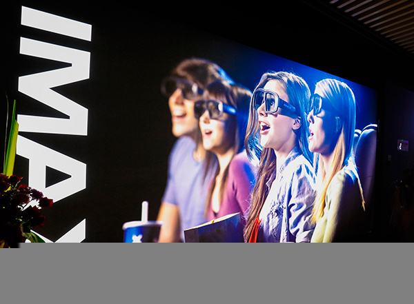 An advertisement at a Wanda cinema in Nanchang, Jiangxi province. (Photo/China Daily)