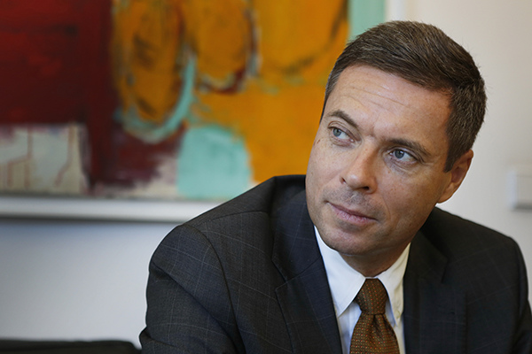 Michael Clauss German Ambassador to China. (Photo/China Daily)