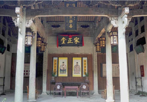 The ancestral hall of the Shentu family in Dipu village. (Photo provided to China Daily)
