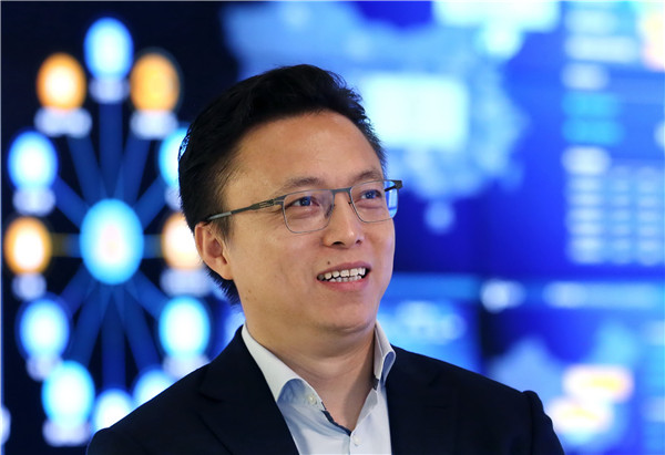 Eric Jing said he is a firm believer that the digital technology-powered inclusive finance can change people's lives. PROVIDED TO CHINA DAILY