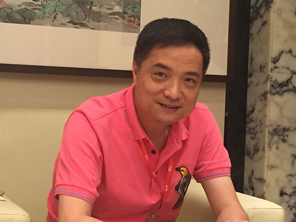 Li Zhu smiles during an interview with chinadaily.com.cn in Hangzhou, Sept 22, 2016. (Photo/chinadaily.com.cn)