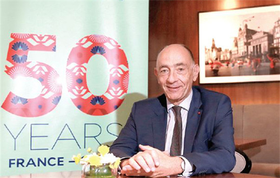 Jean-Marc Janaillac, chairman and CEO of the Air France-KLM Group. (Photo provided to China Daily)