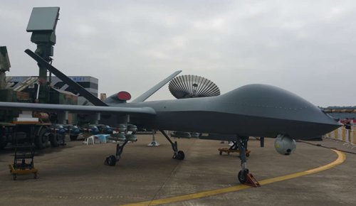 The CH-5 shown at Airshow China 2016 in Zhuhai, South China's Guangdong Province (Photo: Hu Weijia/GT)