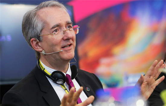 Patrick Thomas, CEO of German plastics and chemicals giant Covestro AG. (Photo provided to China Daily)