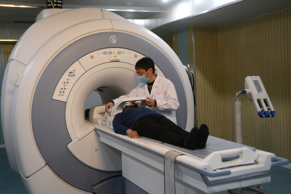 Rare earth material accounts for 60 percent of MRI equipment. (Photo/China Daily)