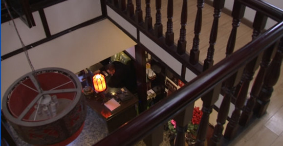 Interior view of Zhu Lunsong's traditional house. (Photo/CGTN)