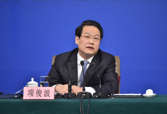 Xiang Junbo, chairman of the China Insurance Regulatory Commission (Photo/Xinhua)