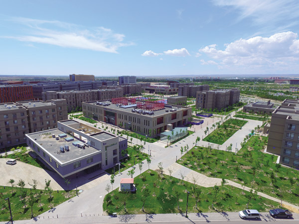 View of China University of Petroleum-Beijing's Karamay campus in Northwest China's Xinjiang Uygur autonomous region. (Photo provided to chinadaily.com.cn)